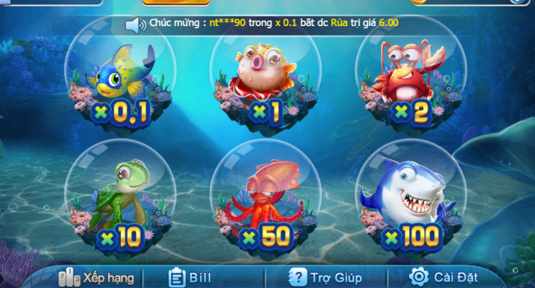 game bắn cá 888b fishing world