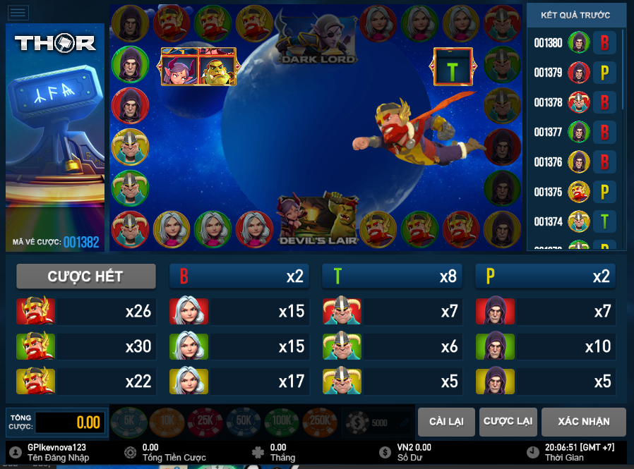 Cách chơi xổ số Thor 888b